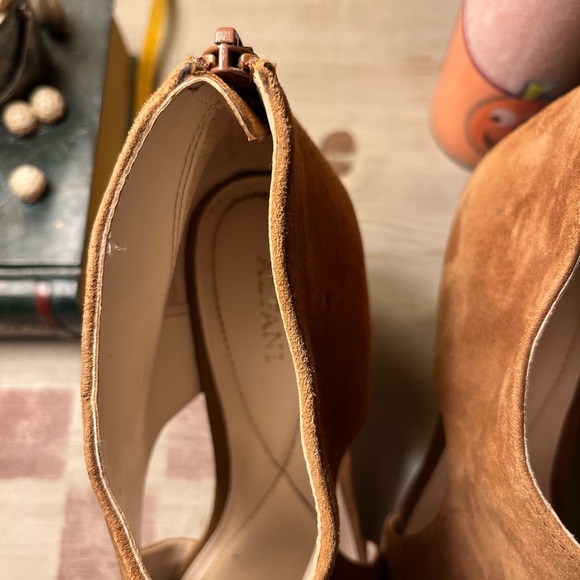 Leather upper Alfani peep toe booties - Picture 8 of 11